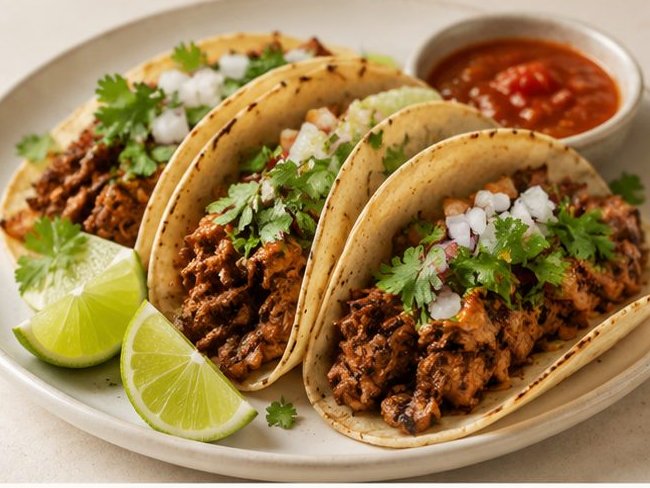 Taco spread for office catering across Santa Clara and Silicon Valley